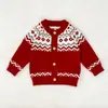 Suéter Cardigan de Bebé de Rebaja Chaqueta de Punto Estilo Coreano Otoño e Invierno Top Elegante para Niños Suéter Versátil