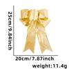 Laço de Natal Grande 25cm Pendente Decoração Árvore de Natal Adereços Decoração Festa de Fim de Ano Mini Laço
