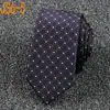 Corbatas de Hombre de Negocios al por Mayor para Novio Estilo Coreano Estrechas Casuales 6cm Estilo Británico Poliéster Seda