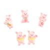 Accesorios de resina hechos a mano DIY funda de teléfono parche lindo dibujos animados cerdito rosa accesorios fabricantes al por mayor