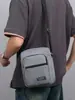 Nueva cartera de negocios simple y duradera transfronteriza, bolso de hombro casual estilo coreano, bolso cruzado de gran capacidad con múltiples compartimentos para hombre