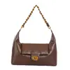 2026 Bolso Nuevo Retro Acolchado de Diamantes con Cadena para Debajo del Brazo para Mujer Sensación de Alta Gama Piel Suave Bolso de Hombro Único Cruzado Moda Bolso para el Viaje al Trabajo para Mujer