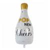 Globo de aluminio grande de copa de champán botella de vino decoración para fiesta de cumpleaños celebración de boda arreglo para fiesta de cóctel