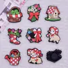 Zuecos de Picnic de Primavera de Nuevo Producto Transfronterizos Hebilla de Zapato de Flor Dibujos Animados Creativos Desmontables DIY Accesorios para Zuecos Venta al por Mayor
