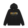 Sudadera con capucha de forro polar para hombre y mujer, sudaderas bordadas de alta calle europeas y americanas de moda Trapstar para dropshipping transfronterizo
