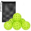 Pickleballs de pico, 40 agujeros, 26 agujeros, 74 mm, moldeado rotacional, integrado, de plástico de alta elasticidad, bola flotante Wei