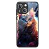 Novo gato para apple 16 iphone15 animal 12 vidro 11promax capa de celular fofo atacado Coreia