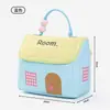 Casa Pequeña Linda Bolsa Térmica de Gran Capacidad Diseño de Nicho para Mujer Bolso Impermeable Bolsa para Lonchera Estilo Camping Bolsa de Picnic