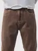 Maple House Moda Masculina / 2026 Primavera/Outono Novos Jeans Americanos High Street Slim-Fit Afunilados Versáteis Tendência Calças Compridas