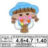 Adesivos Bordados de Menina Fofa Série Universo diy Adesivos de Fita Autoadesiva Capa de Celular ipad Adesivos Decorativos Adesivos de Mochila Escolar