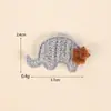 Venda Direta de Fábrica de Roupas Novas com Tecido Estampado de Cabeça de Urso de Desenho Animado, Estrela de Cinco Pontas e Elefantinho para Acessórios de Decoração de Roupas DIY Infantil