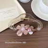 Presilha de Garra Grande para Primavera e Verão para Mulheres, Presilha de Tubarão Floral Iridescente, Pente de Cabelo Elegante para a Parte de Trás da Cabeça, Acessório de Cabelo Nuvem de Alta Qualidade
