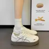 Zapatos Blancos para Mujer Verano Transpirables 2026 Nuevos Mocasines con Superficie de Cuero Estilo Coreano Versátiles Tenis de Verano Tallas Grandes Zapatos para Mujer Verano