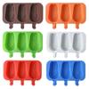 La Fábrica Fuente Puede Personalizar Moldes de Silicona de Grado Alimenticio para Paletas Caseras de Muñeco de Nieve, Helados de Oso y Moldes de Helado de Dibujos Animados