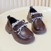 Zapatos de Cuero para Niños 2025 Otoño Nuevos para Niñas Moda Estilo Británico Zapatos de Baile para Niñas Pequeñas Zapatos de Princesa Comercio Exterior