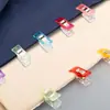 Clips Fijadores de Sellado de Bordes Dopamine, Clips de Posicionamiento para Costura, Clips de Plástico de Cola Larga para Patchwork, Clips Hacha, Clips Fuertes para Journaling