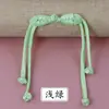 Cheongsam con botones largos de borla, estilo pipa, estilo tradicional chino, cierre de un solo botón, accesorios decorativos étnicos chinos retro para ropa
