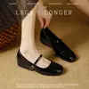 Zapatos casuales para mujer, tipo mocasín, versátiles, cómodos y transpirables, para el trabajo, estilo Mary Jane, nuevos para primavera-verano 2026, con elevación interna de altura