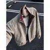 Chaqueta retro de cuello alto de cuero PU estilo americano, nueva colección de invierno para hombre, de alta gama, corte holgado, casual y versátil, prenda exterior de cuero