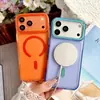 Funda Magnética Apple 17 2 en 1 para iPhone 18 Pro Max, Marco Metálico Mate, Funda Protectora de Contraste de Color