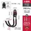 Ganchos de Parede de Ferro Forjado Ganchos para Armazenamento de Ferramentas de Tubo de Água de Garagem Suportes de Parede para Capacete de Bicicleta Ganchos Retos de Metal Pregos