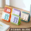 2027 Novo Ano Calendário Ano do Carneiro Mini Portátil Calendário de Mesa Estilo Ins Simples Moderno
