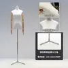 Tienda de ropa accesorios para maniquíes ropa de mujer ventana maniquí de medio cuerpo perchero muñeca falsa maniquí de vestido de novia soporte de exhibición