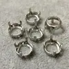 Soporte de Base de Cobre con Garras Huecas Color K Blanco con Agujeros Laterales, Soporte de Garra Hueca, Soporte para Diamantes, Accesorios para Manualidades para Coser Ropa, Bolsos, Zapatos