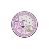 Broche Série de Gatos Desenho Animado Criativo Transfronteiriço Personalizado Gato Geométrico Fofo Emblema Metálico