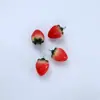 Simulação transfronteiriça morango resina tridimensional modelo de adereço pingente acessórios de joias diy brincos colar decoração pingente