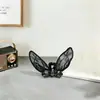 2026 Clip para el Cabello de Encaje Negro Estilo Lujo Ligero con Orejas de Conejo Tamaño Pequeño Clip para el Cabello de Gama Alta Estilo Coreano Pasador de Moño Versátil para Mujeres