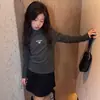 Camiseta interior de forro polar para niña estilo coreano, manga larga, con estampado de cerezas, nueva colección otoño 2026, top elegante y cálido para niños