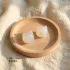 7A Ágata Branca Congelada Lichia Natural Garra de Leão Pata de Gato Coelho Pixiu Fivela da Paz Anel Corrente Acessórios para Decoração de Joias DIY