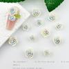 Yiwu Nail Art Explosões Deixando Cair Óleo Flor Borboleta Nail Art Jóias Luminosa Resina Borboleta Jóias Ins Vento Acessórios