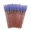Herramientas de Belleza: Cepillo Rizador de Cejas en Espiral, Cepillo de Cristal, Cepillo para Pestañas, Cepillo Portátil Desechable de Colores