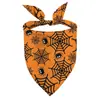 E-commerce Transfronteiriço Halloween Bandana Triângulo Babador para Pet Decoração para Pet Suprimentos Dropshipping
