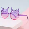 Óculos de Sol Transparentes Super Fofos Kuromi Proteção Solar Novo Estilo Moda Infantil Masculino e Feminino Bebê Óculos de Sol com Laço