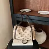 Bolsa simples de bolinhas grandes para outono, nova tendência 2026 estilo coreano elegante, bolsa de ombro, bolsa de ombro estilosa da moda ins