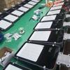 Lâmpada de rua de engenharia com indução solar integrada lâmpada solar externa de jardim lâmpada de engenharia LED rural atacado