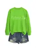 Gentileza é grátis Amazon eBay site independente moletom casual confortável feminino gola redonda manga longa para comércio exterior