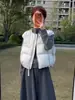 Leve Versátil Acolchoado Novo Algodão Colete Sem Mangas 2026 Gola Redonda Outono Inverno Quente Colete Feminino Roupa Exterior Feminina Solto