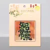 Ímãs de Geladeira em Acrílico, Sem Pregos, Adesivos Magnéticos Fofos, Bênçãos Personalizadas, Adesivos Magnéticos Decorativos para Escritório, Presentes Culturais e Criativos