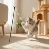 Juguete para Gatos con Borlas de Trigo AliExpress Transfronterizo Caña de Jugueteo Gato Hada Varita Mágica Juguete Interactivo para Gatos para Entretener Gatos