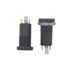 Suministro Audio y Video hembra estéreo 3.5 resistente a altas temperaturas con tuerca chapado en oro negro goma auricular hembra 3.5 cabezal hembra