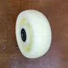 Rueda loca de 5 pulgadas de una sola rueda industrial blanca de una sola rueda Rueda loca de servicio pesado Five Star de una sola rueda
