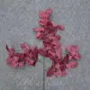 Flores Artificiais Vermelhas, Flores Artificiais Bordô, Flores Artificiais Phalaenopsis no Atacado, Flores de Casamento, Flores de Chão para Casamento