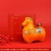 Año del Caballo Tendencia China Adorno Creativo Riqueza Instantánea Cerámica Bote de Té Caja Registradora Apertura de Tienda Accesorios para Regalo del Hogar