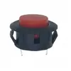 Interruptor de Pulsador Ds500 Cerradura Inteligente para Puerta Anti-Palanca Alarma de Autorestablecimiento Hebilla de Cabeza Redonda Interruptor de Pulsador Cableado de 14 mm