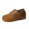 Mocasines de mujer con hebilla y cinturón, estilo slip-on de moda, planos de otoño con plataforma interior para aumentar altura, 2026