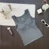 Nuevo chaleco térmico de forro polar fino para otoño e invierno, tejido cepillado, corte ajustado, camiseta interior adelgazante con tirantes y almohadillas en el pecho, ropa interior térmica para mujer
